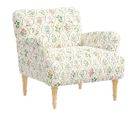 RPC9405NATRPCHWTMLTLCB Rifle Paper Co Bristol Hawthorn Multi Accent Chair