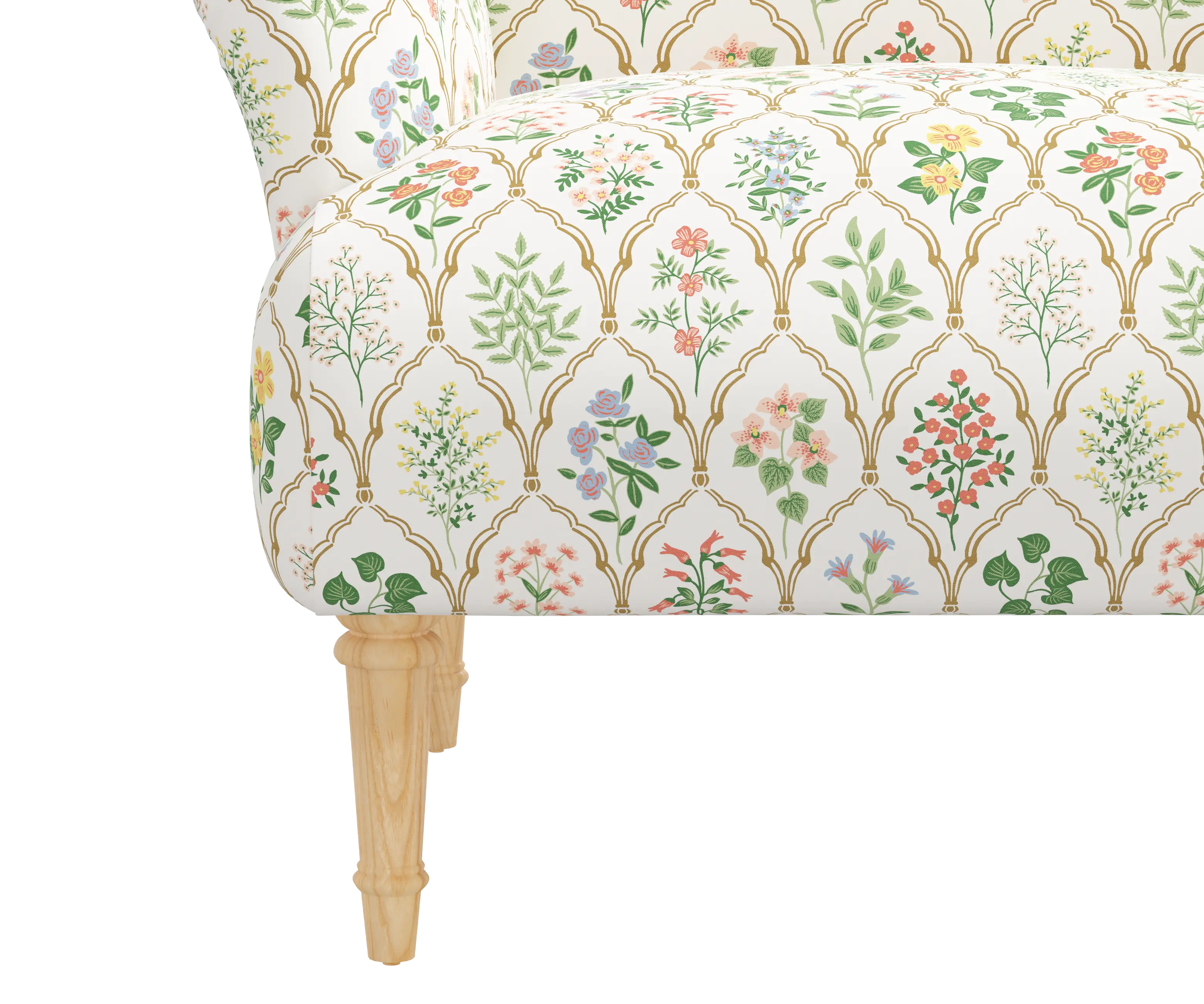 RPC9405NATRPCHWTMLTLCB Rifle Paper Co Bristol Hawthorn Multi Accent Chair-6