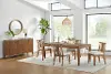 Beckton Light Walnut 5 Piece Dining Set