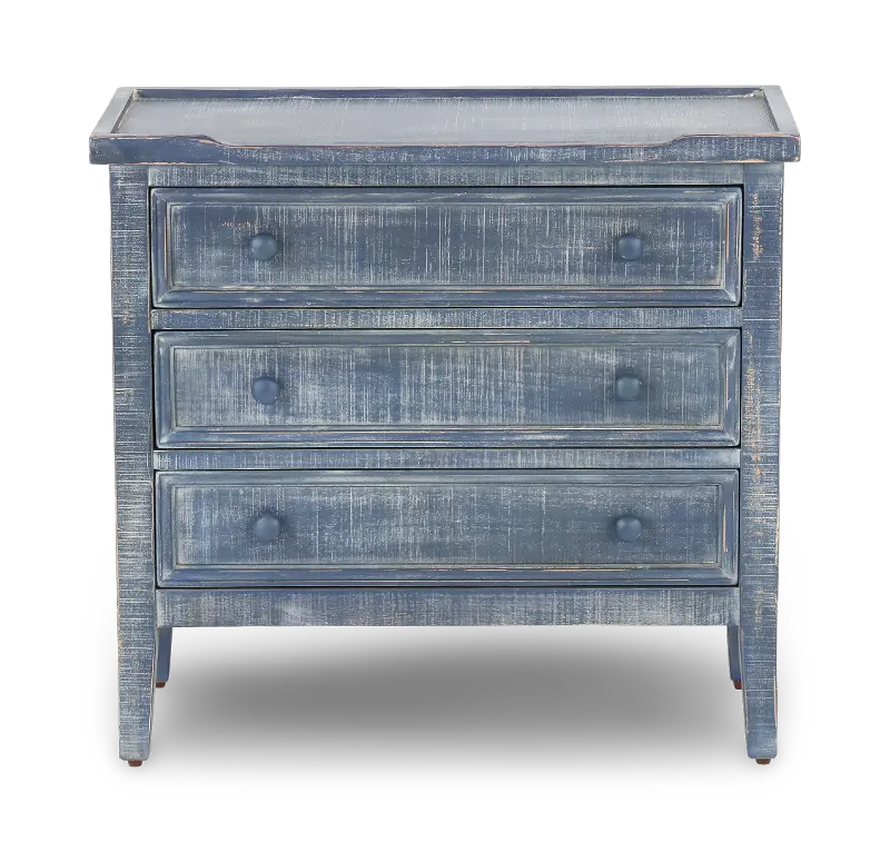 Ocean Mahogany Blue Side Chest