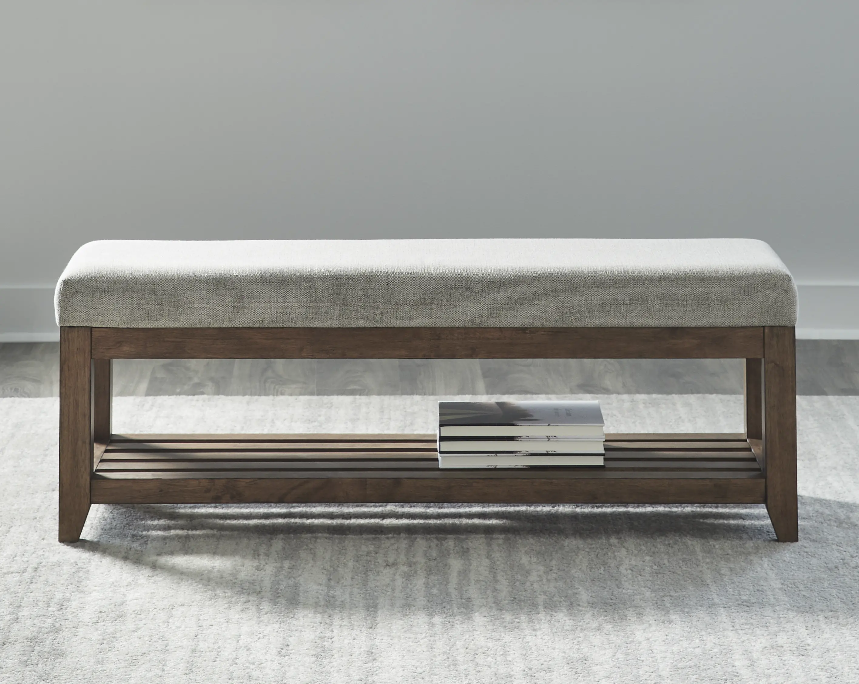 936-BR47 Shaker Lakes Brown Bench-1