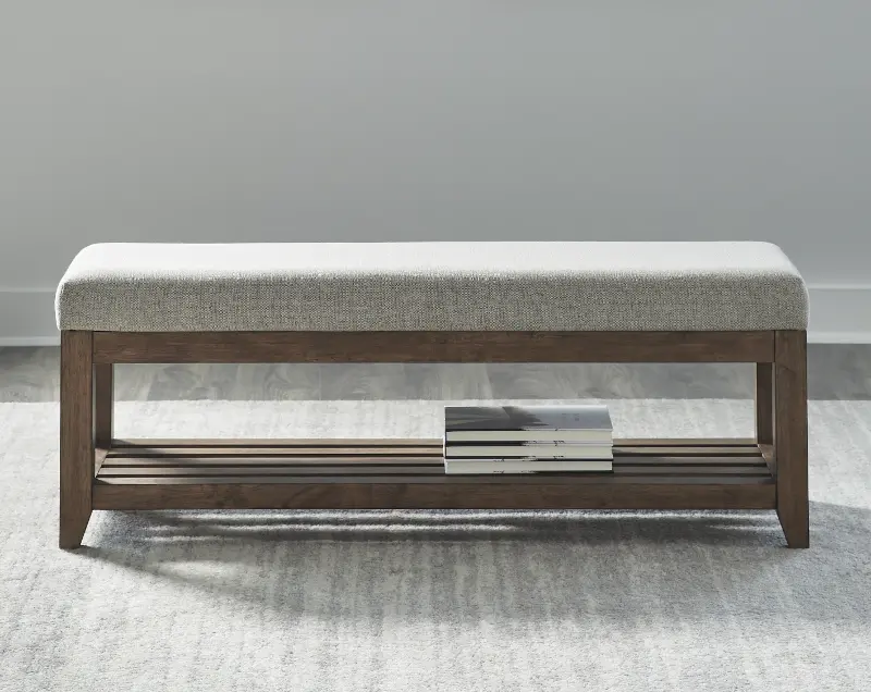 Shaker Lakes Brown Bench