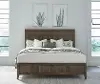 936-BED6/6 Shaker Lakes Brown King Bed