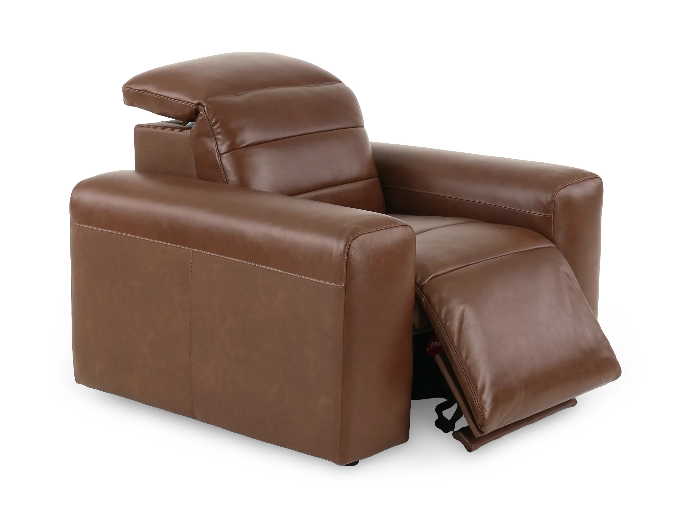 Matera Roast Brown Leather Power Recliner-5