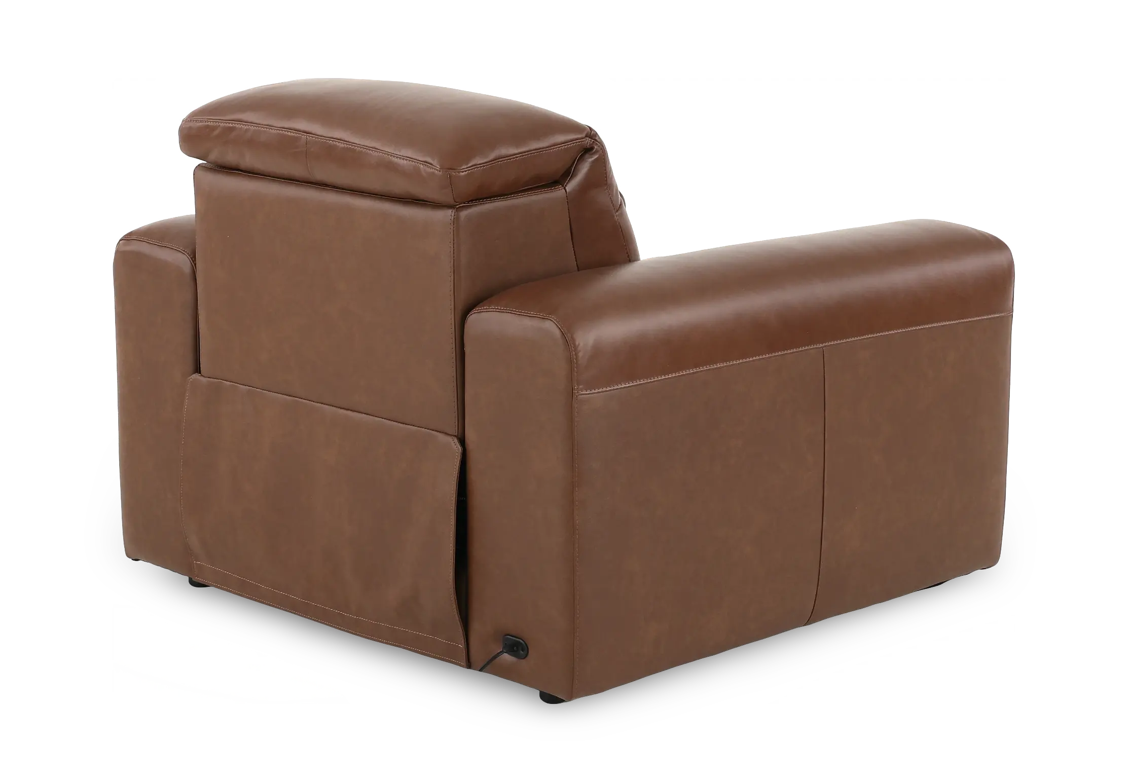 Matera Roast Brown Leather Power Recliner-7