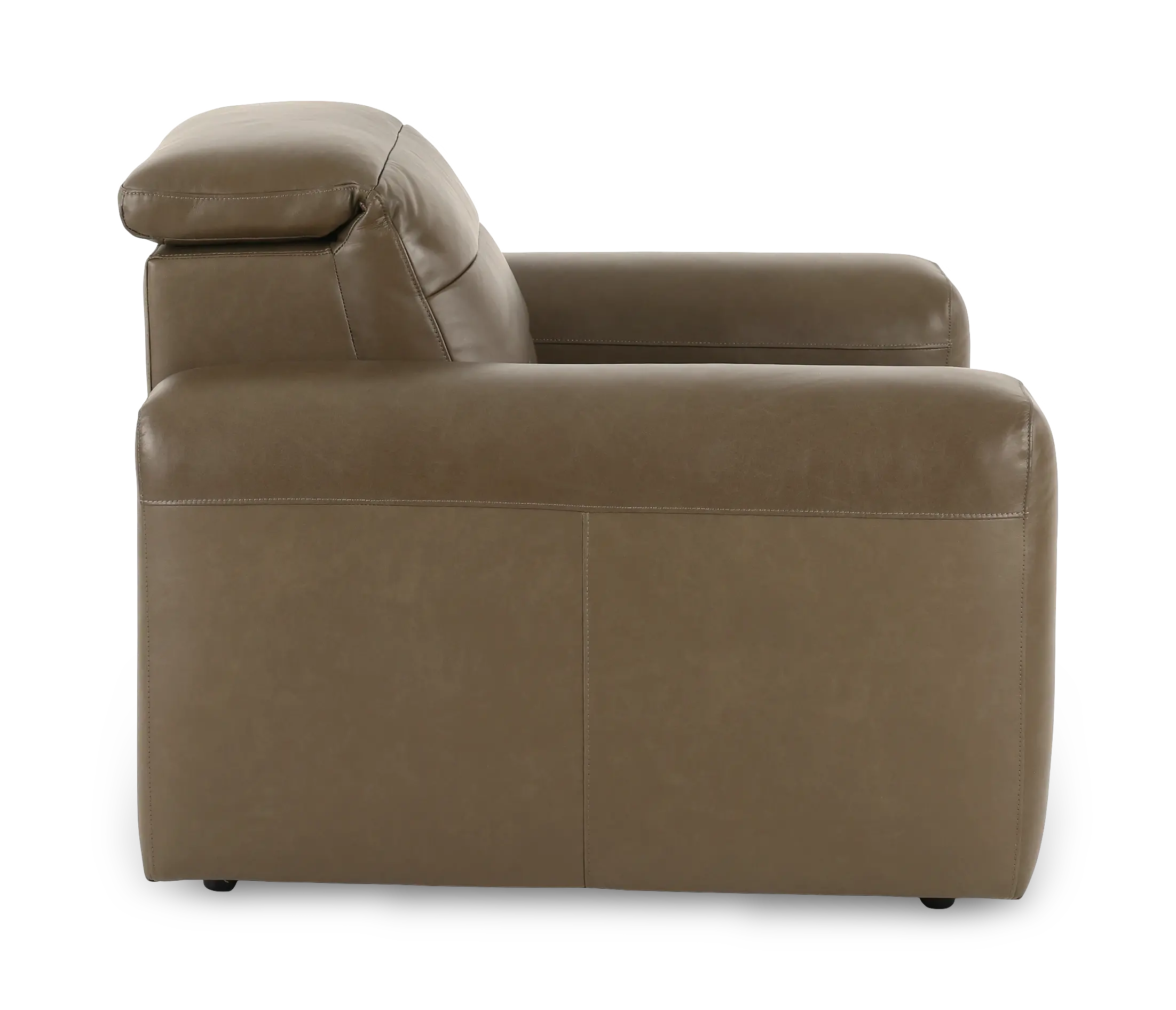 Matera Gray Brown Leather Power Recliner-6