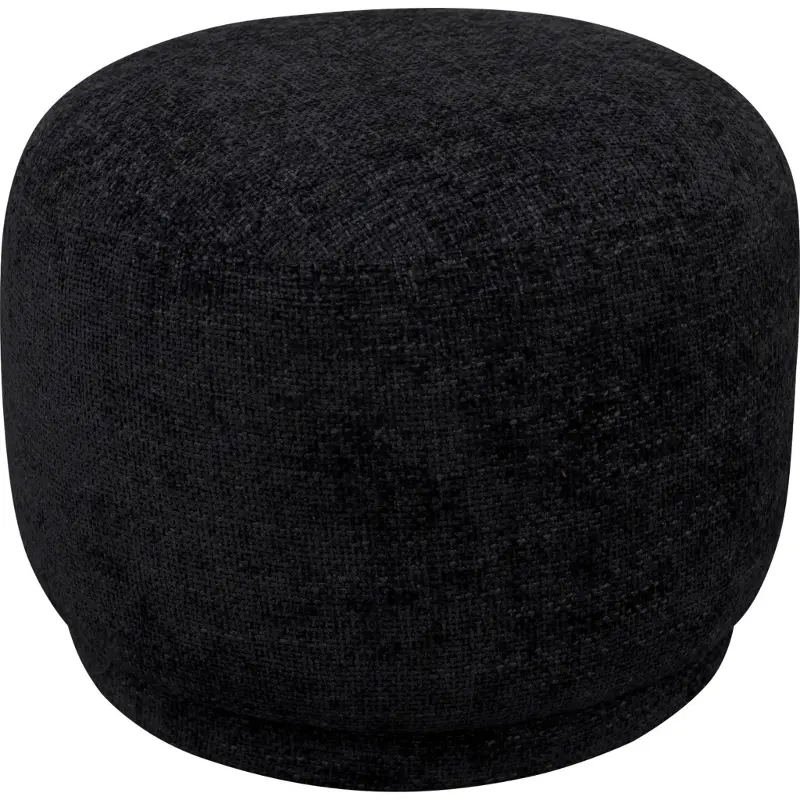 Boka Buffalo Black Ottoman