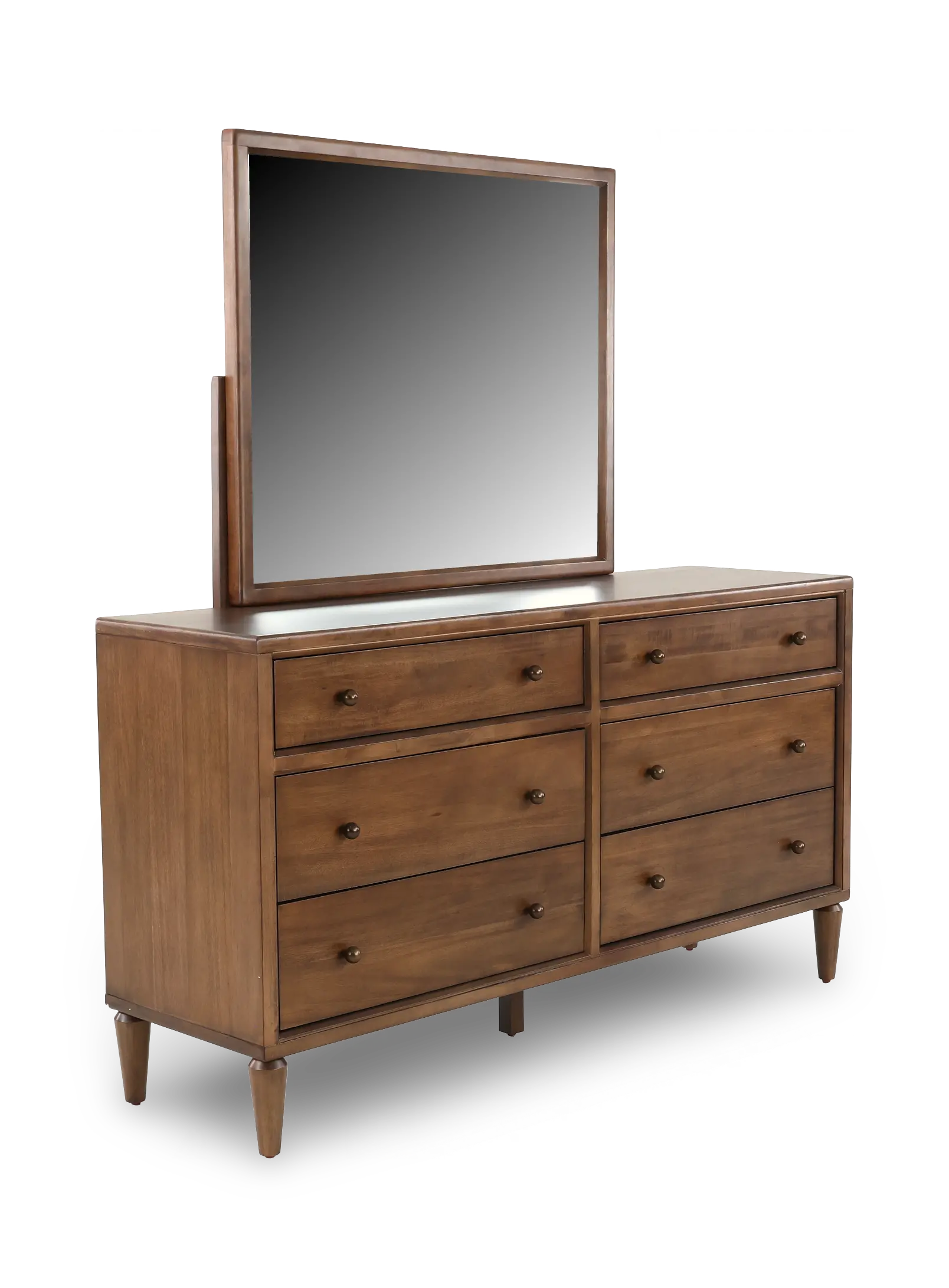 Langley Autumn Brown 6-Drawer Dresser | RC Willey