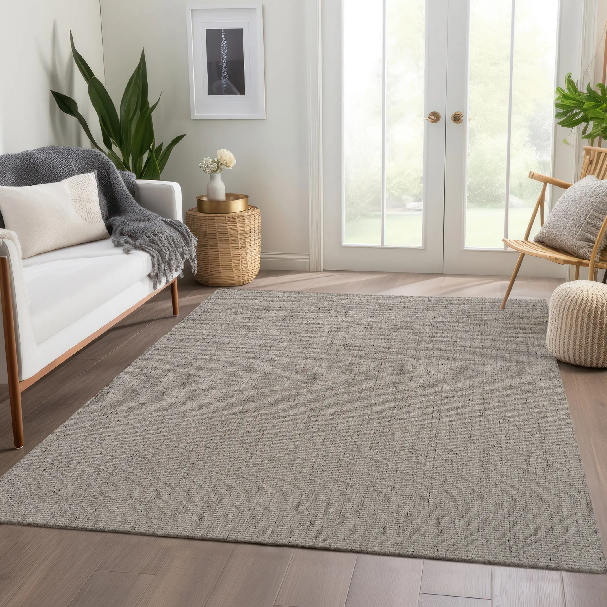 CH1PU5X8 Chambal 5 x 8 Putty Taupe Area Rug-2