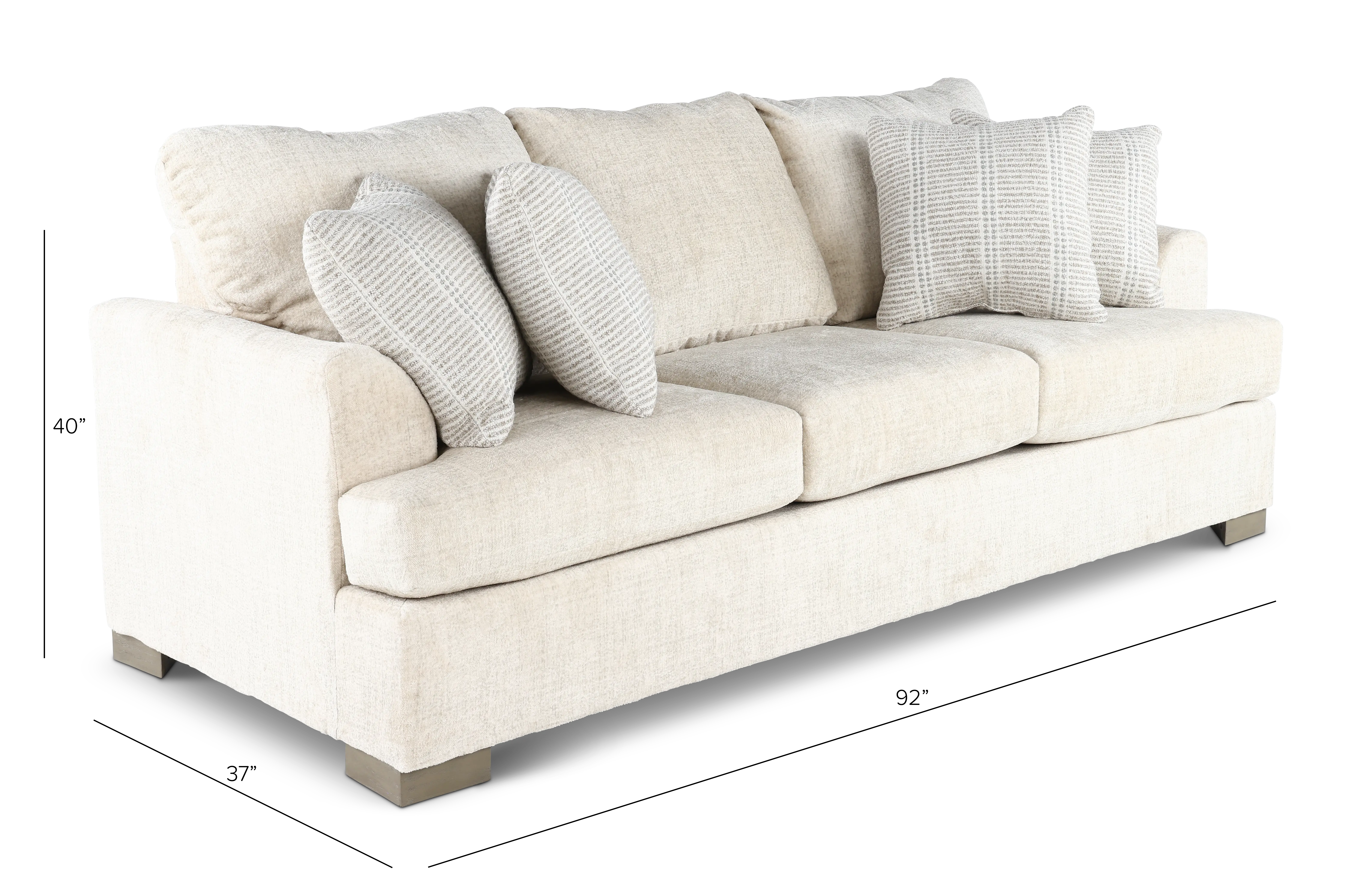 VILSOF/CREAM Villa Cream Sofa-3