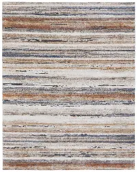Gilmore 5 x 8 Ivory Striped Area Rug
