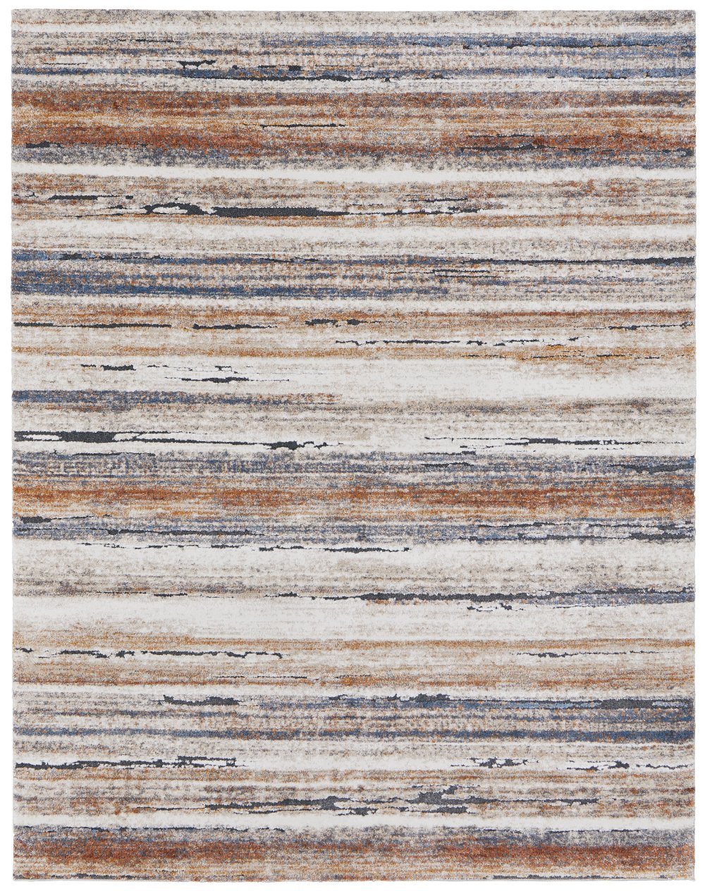 Gilmore 8 x 10 Ivory Striped Area Rug