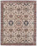 Pearson 8 x 10 Red and Ivory Area Rug
