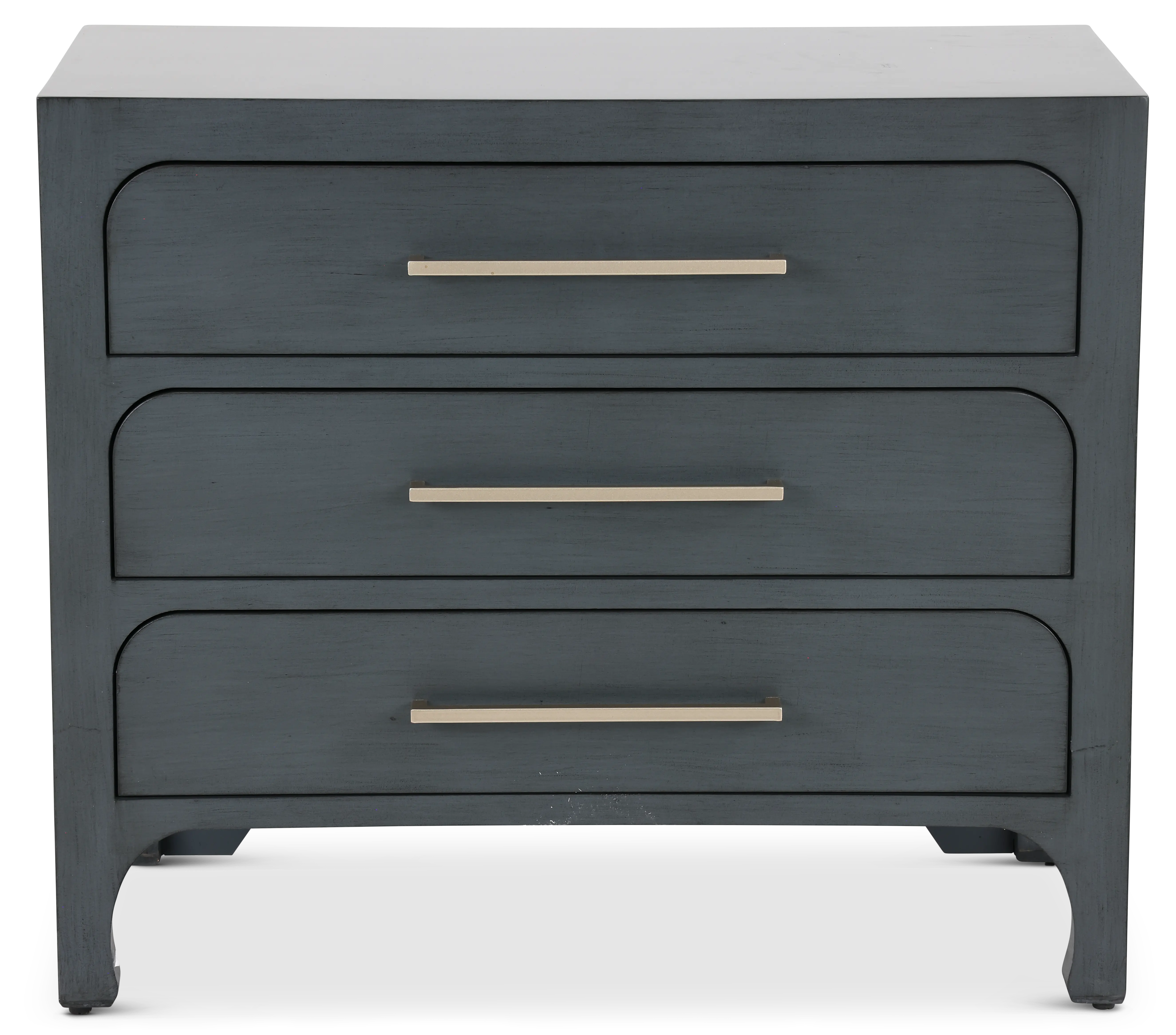 Gray 3-Drawer Accent Cabinet-1