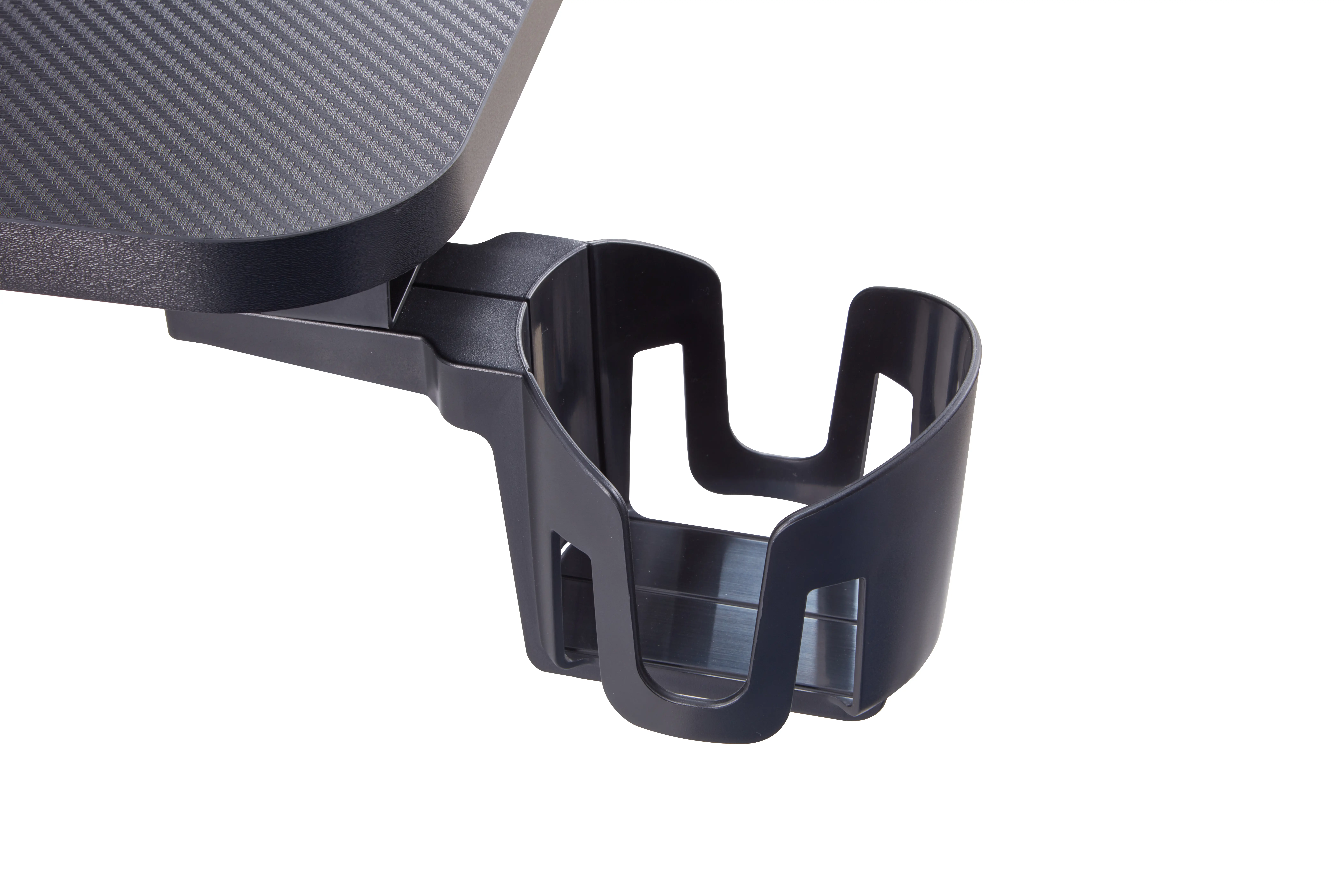 IDF-7031-BK Seward Carbon Fiber L-shaped Computer Desk in Black-8