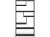 IDF-AC521 Zantia Dark Gray Open Shelving Bookcase