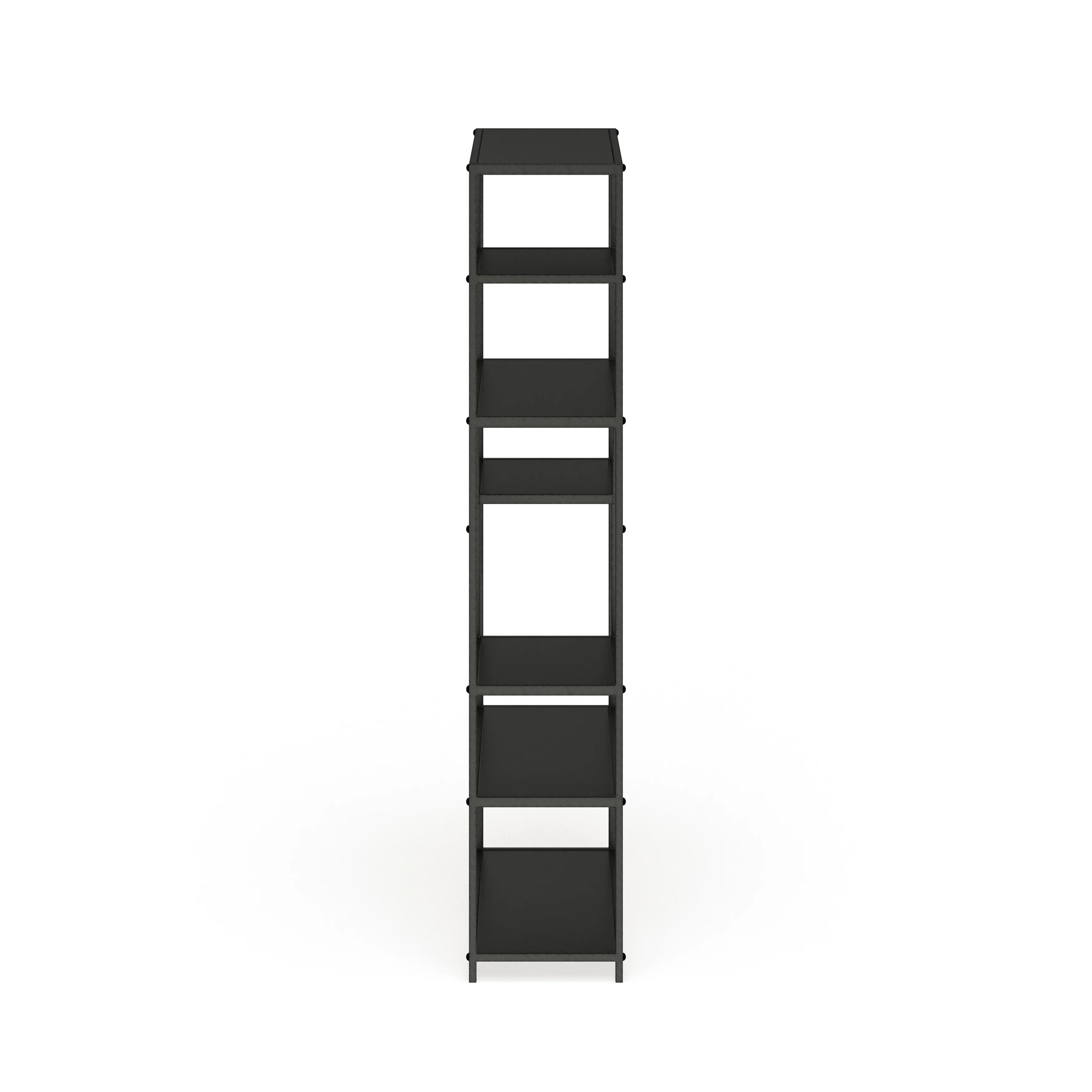 IDF-AC521 Zantia Dark Gray Open Shelving Bookcase-3
