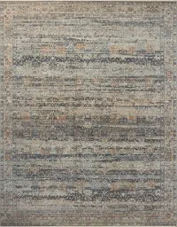 HER09SKYSUNSET8X10 Heritage 8 x 10 Sunset Sky Area Rug