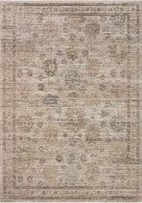 PRL06IVORYMULTI5X7.6 Priscilla 5 x 8 Ivory and Multicolor Area Rug