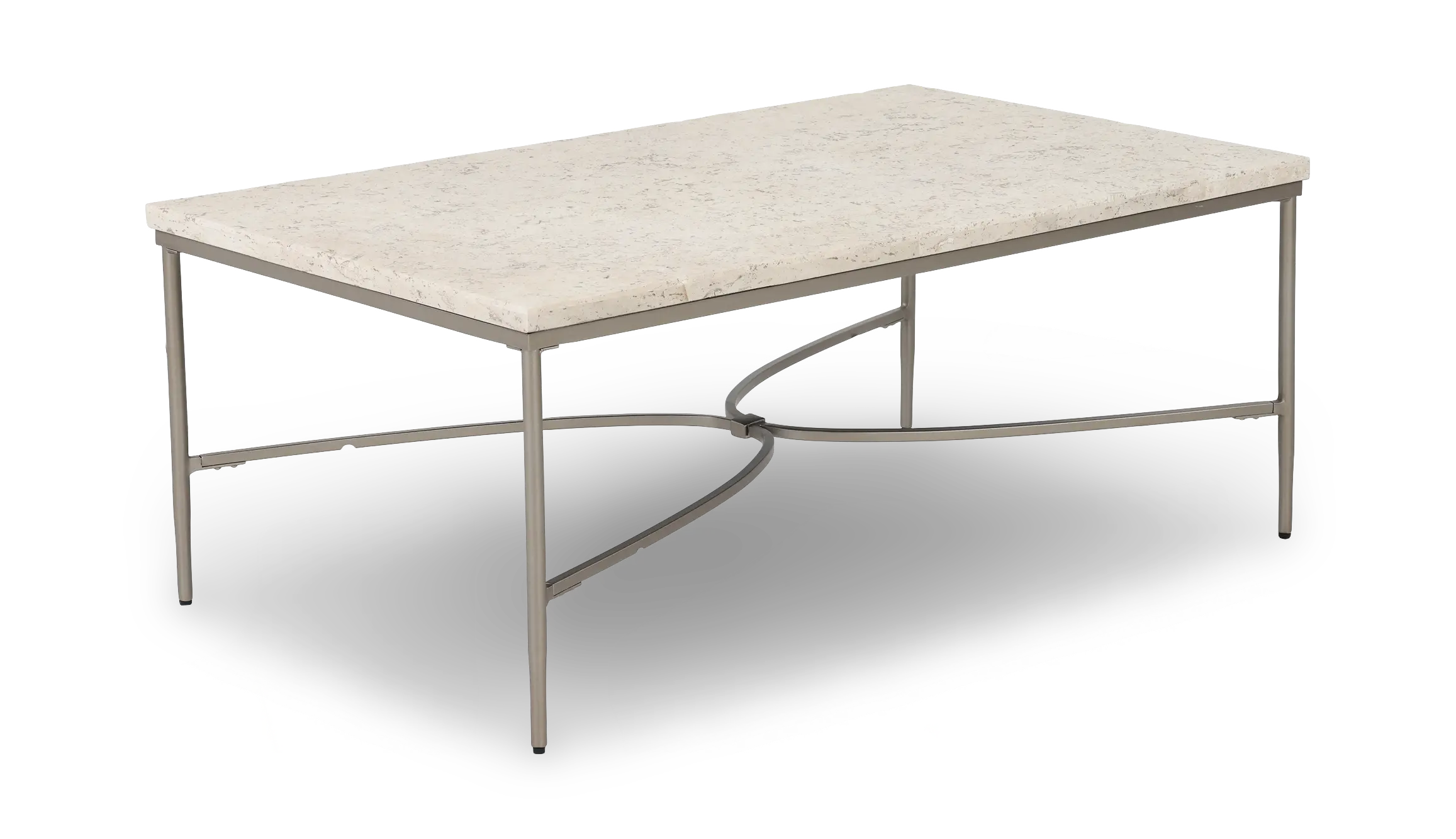 Zambezi Marble and Metal Coffee Table-4
