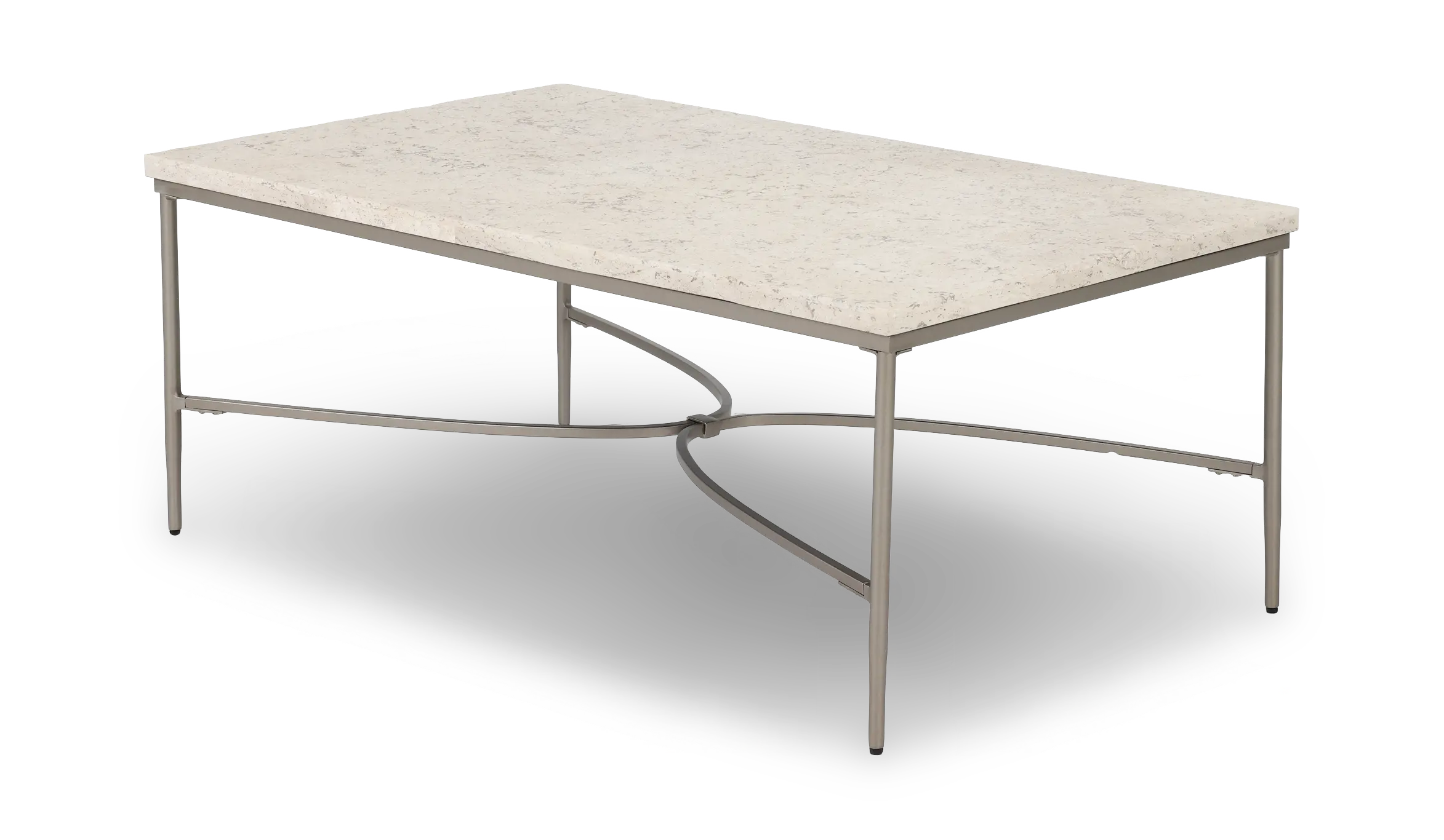 Zambezi Marble and Metal Coffee Table-5