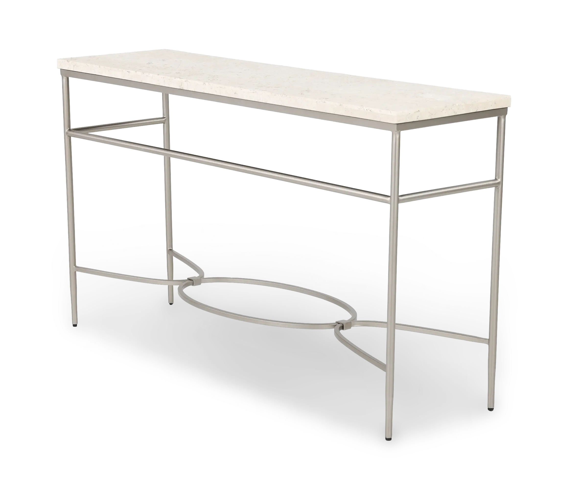Zambezi Marble and Metal Sofa Table-5