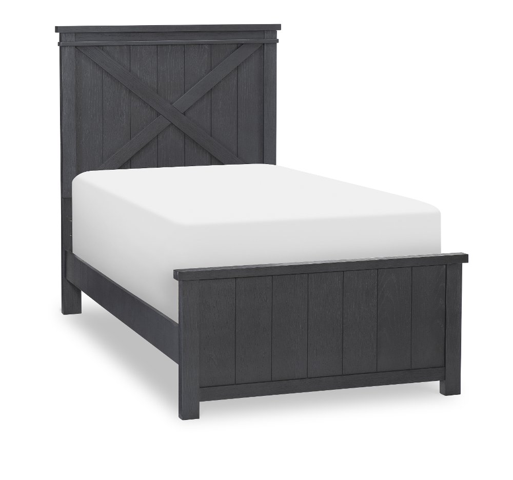 Flatiron Black Twin Bed