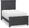 Flatiron Black Twin Bed