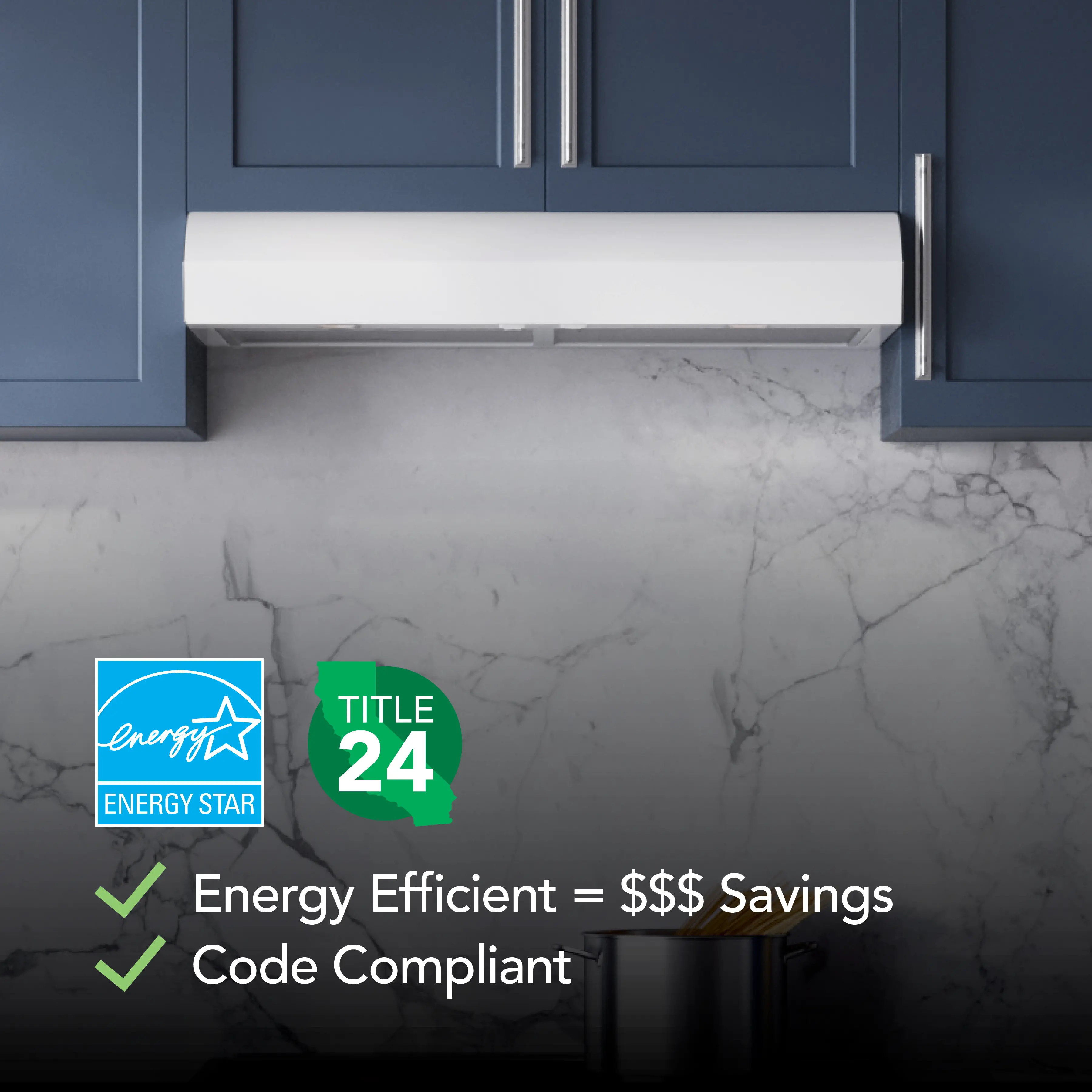 MTR1303WW Broan 30  Under Cabinet Range Hood - White-7