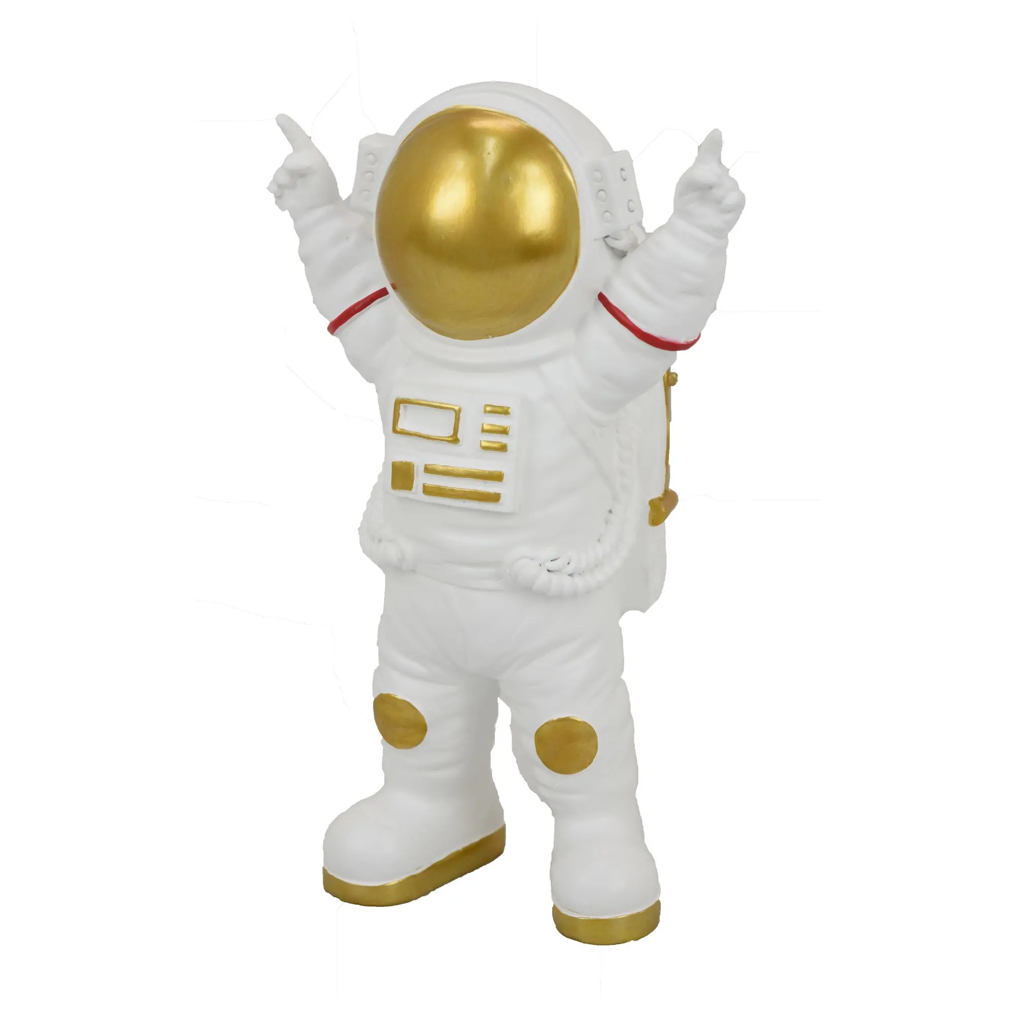 Gold and White Astronaut Decor-1