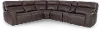 Naples Cafe Brown 6 Piece Power Reclining Sectional