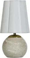 Tamara Day Stone and Brass Table Lamp