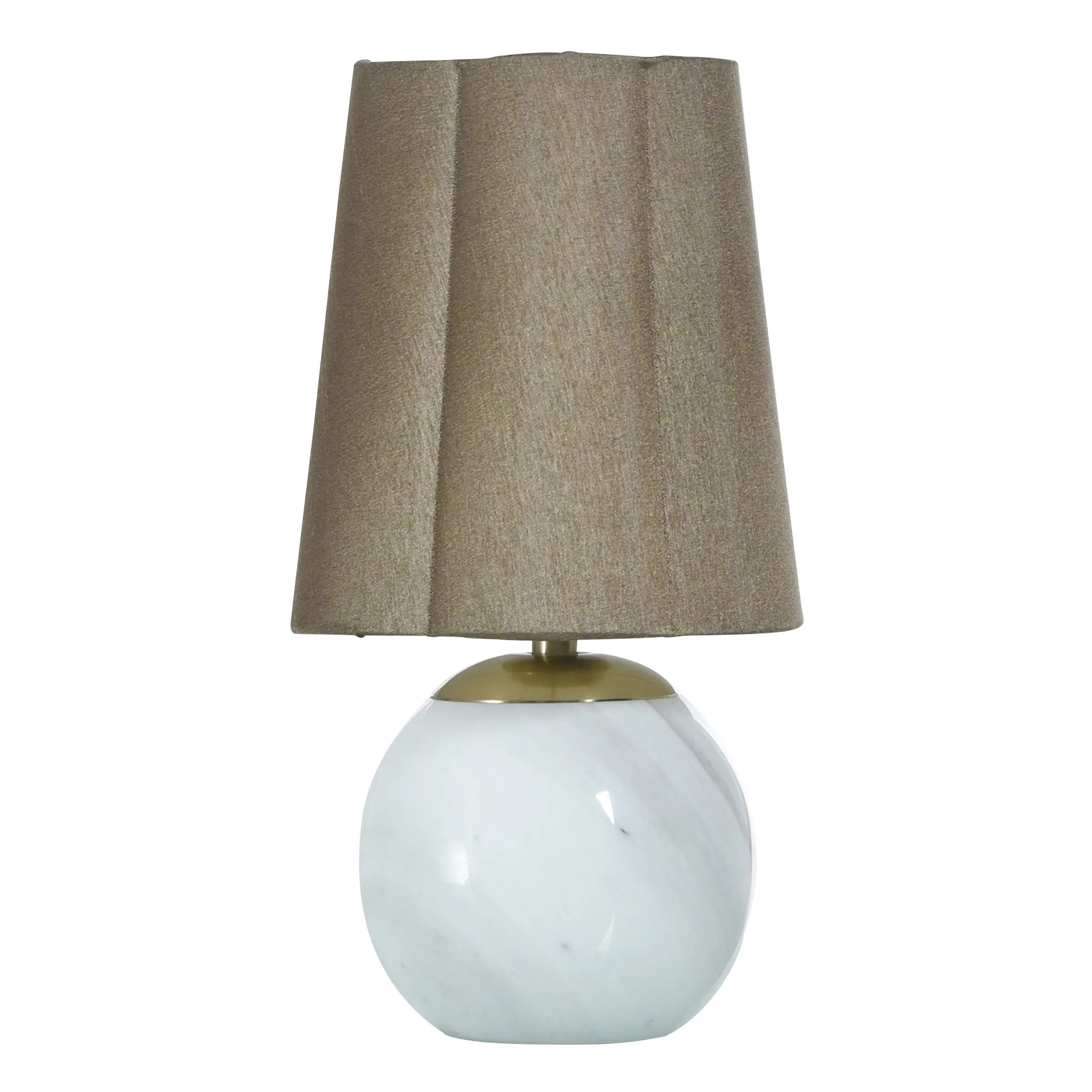 Tamara Day Marble Steel Brown Accent Lamp-1