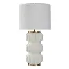 Satin Halifax and Gold Ceramic Table Lamp