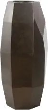 Terris Bronze Geometric 43  Tall Vase
