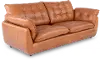 Sterling Brown Leather Sofa