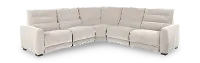 Cloud Tan 5 Piece Power Reclining Sectional