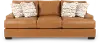 DOFSOF/BROWN Dodge Brown Leather Sofa