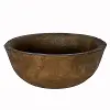 Deco 9  Tall Carved Paulownia Wood Bowl