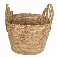 Small Light Brown Woven Basket