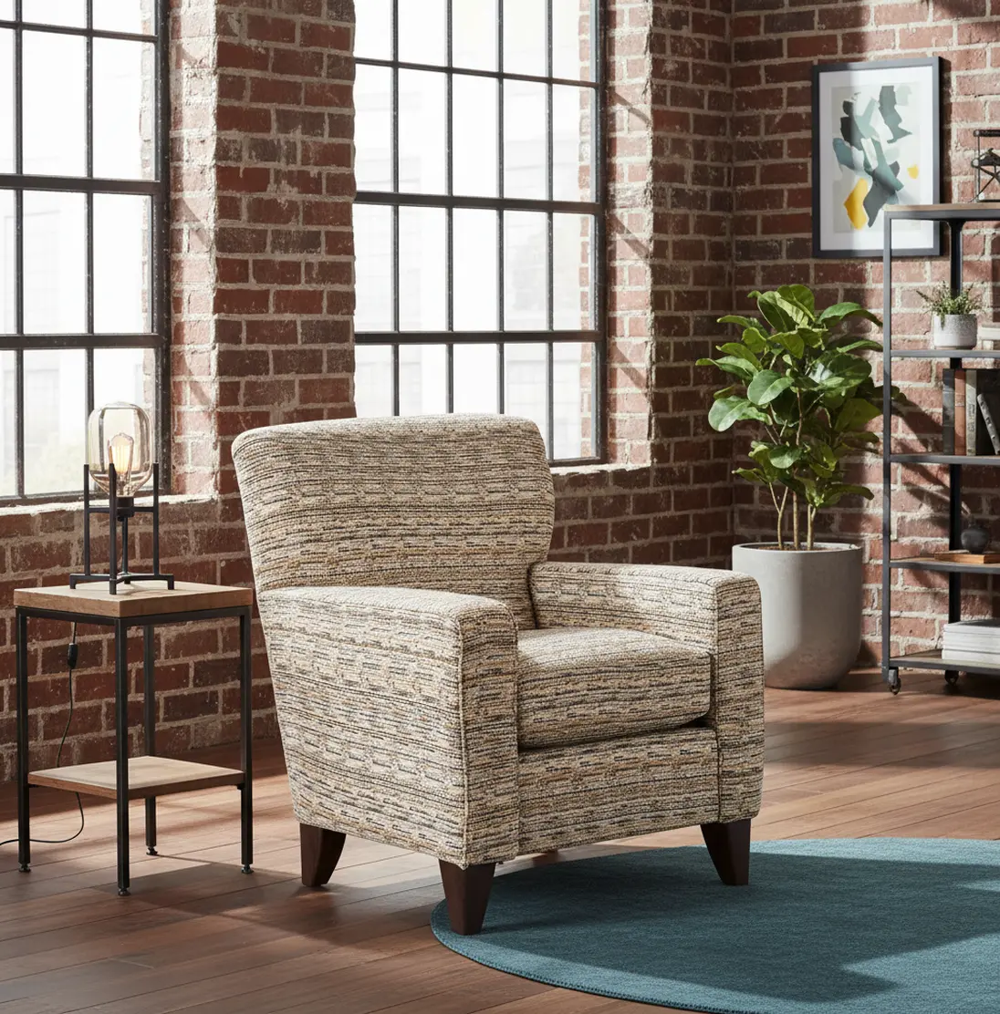 SLACHA/CAMEL Amalfi Camel Accent Chair-2