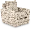 SRFCHA/DESERT Dodge Cream and Gray Accent Chair