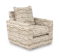 SRFCHA/DESERT Dodge Cream and Gray Accent Chair