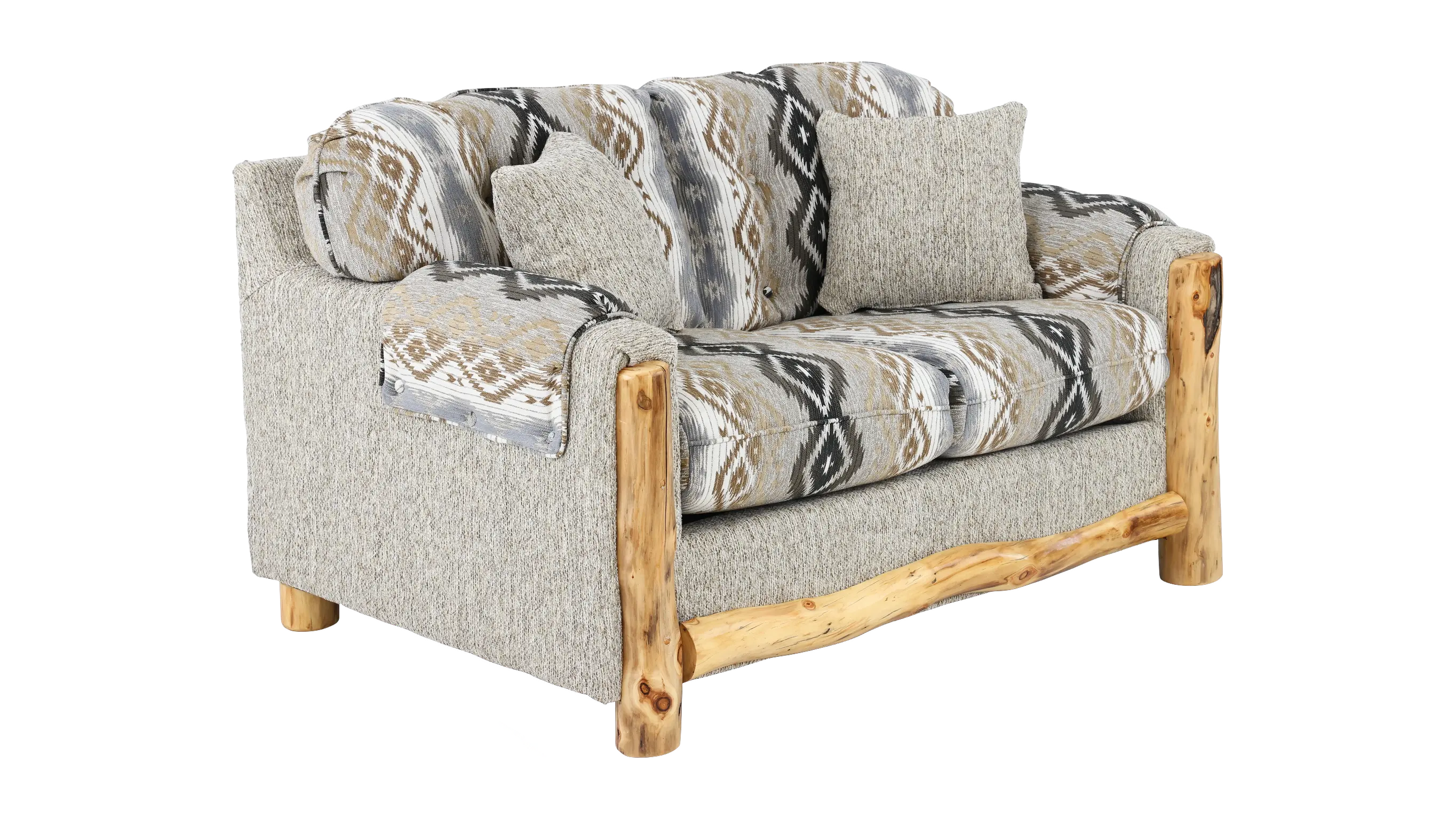 Aspen Granite Gray Loveseat-3