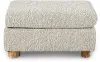 Aspen Granite Gray Ottoman