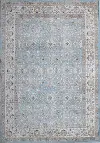 A181-LBL-4X6-ASH313 Bonny Light Blue Transitional 4 x 6 Area Rug