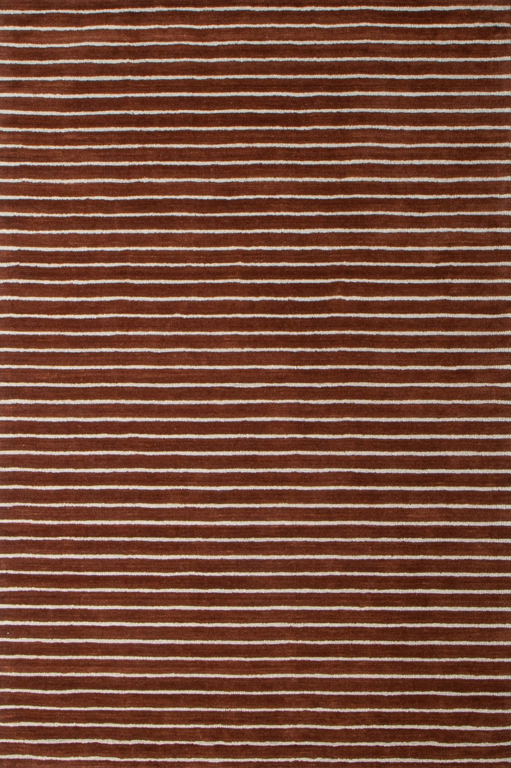 Brentwood 5 x 8 Henna Red Stripe Area Rug