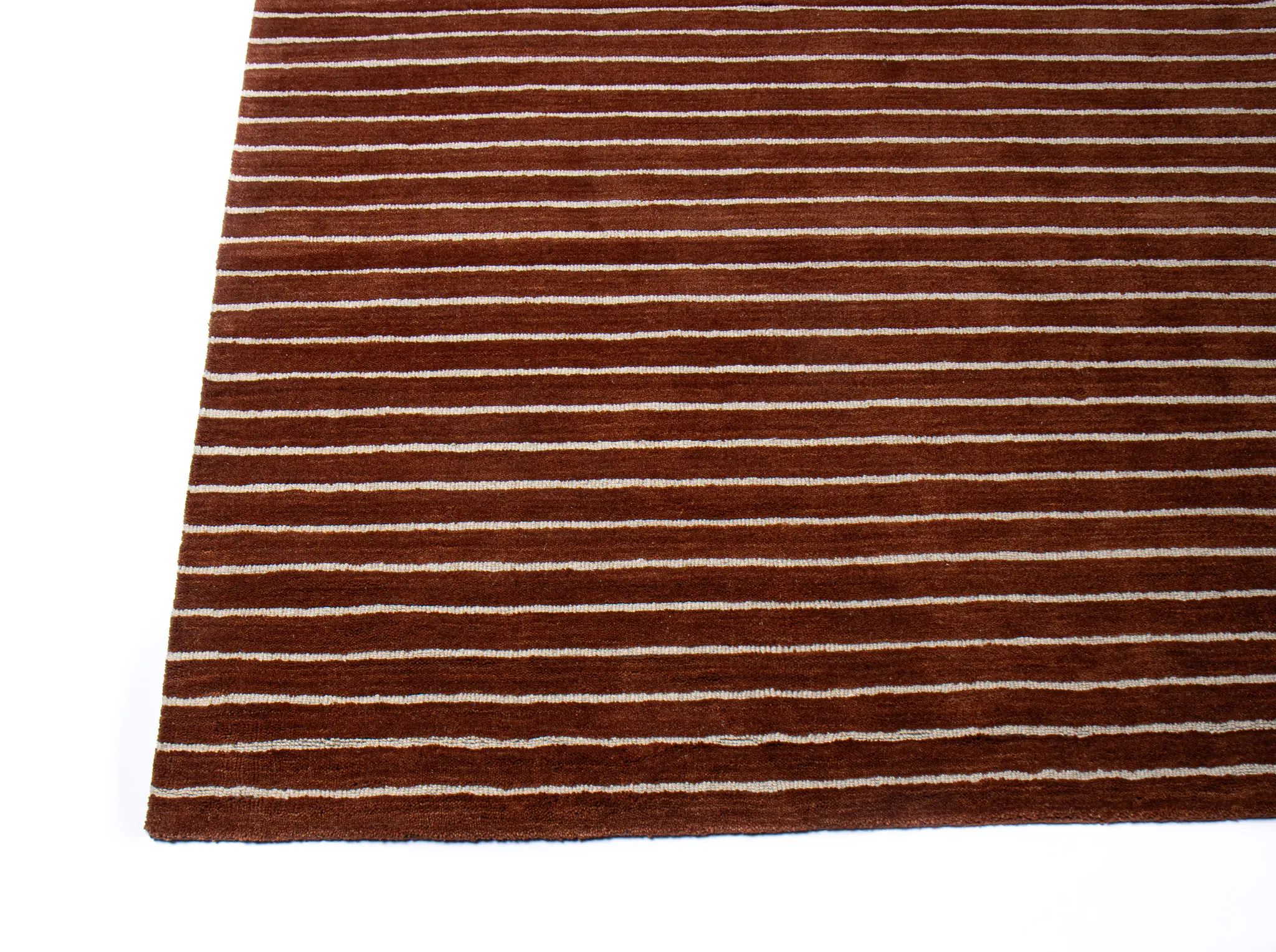 S176-HEN-9X12-ALM71 Brentwood 9 x 12 Henna Red Stripe Area Rug-3