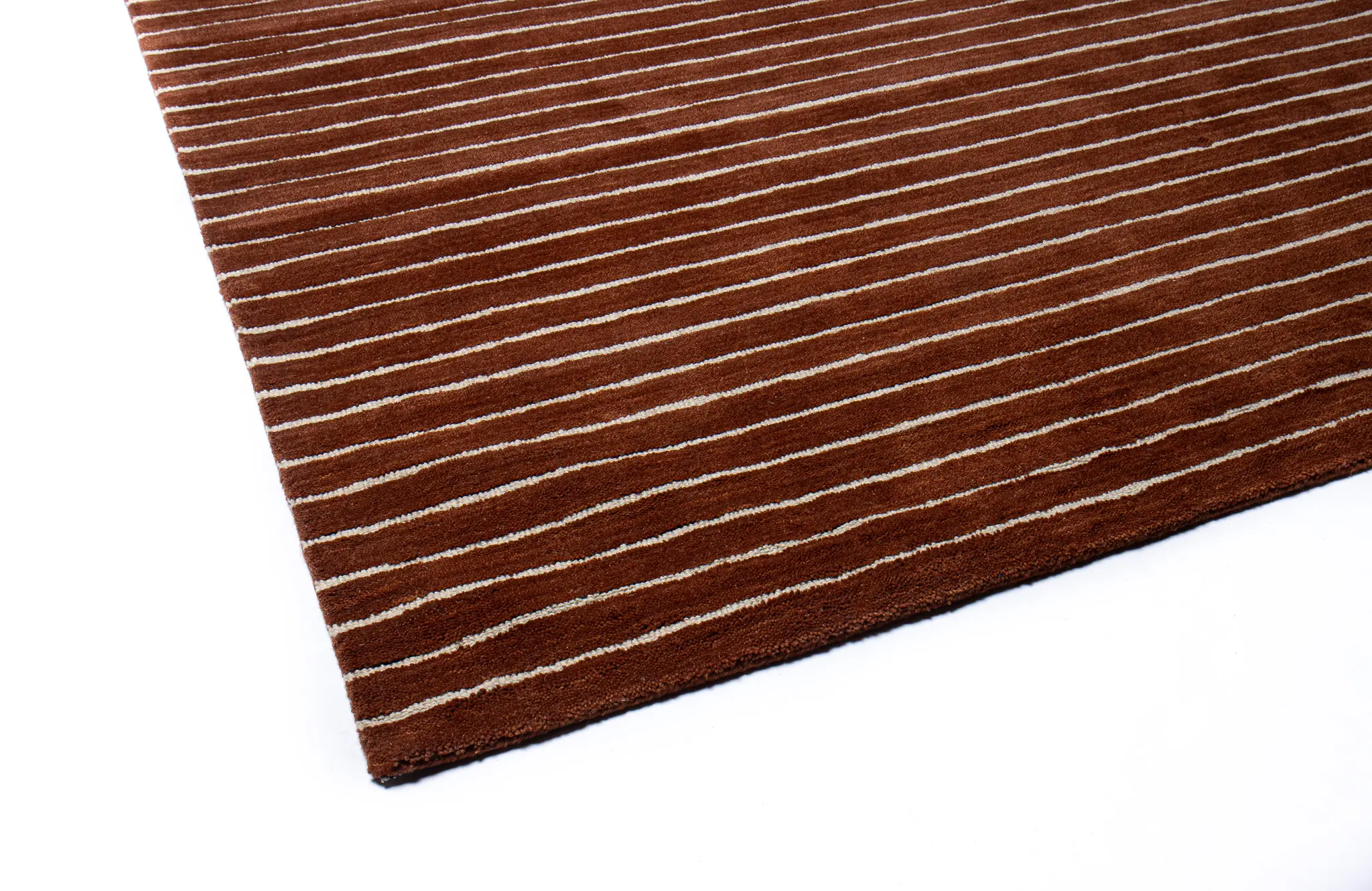 S176-HEN-9X12-ALM71 Brentwood 9 x 12 Henna Red Stripe Area Rug-4