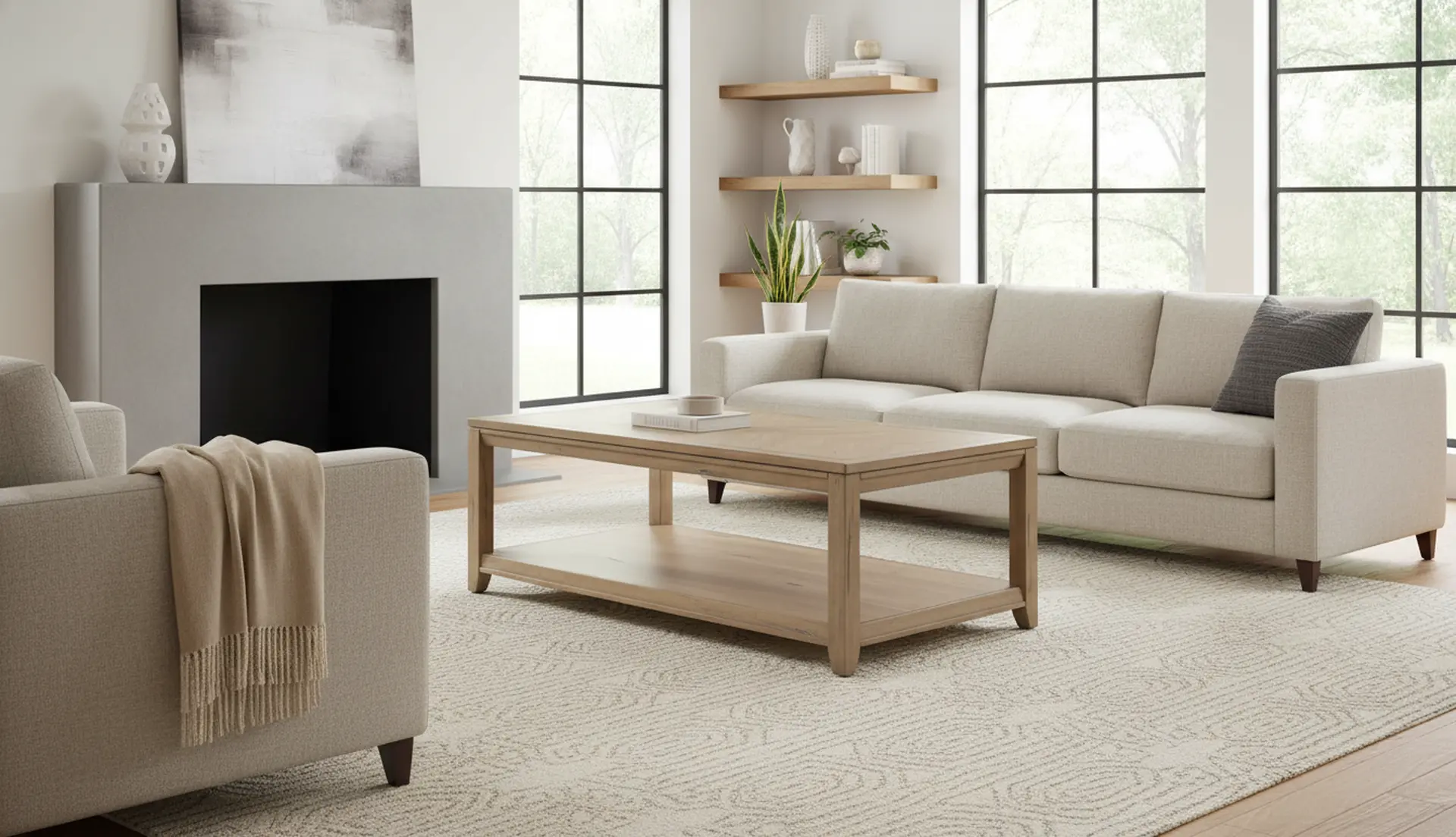 Sugar Creek Brown Coffee Table-10